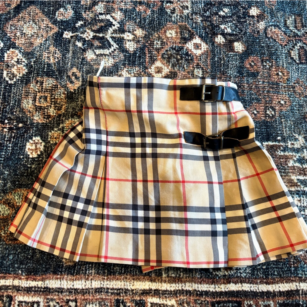 Burberry Kids Nova Check Wrap Skirt 4T